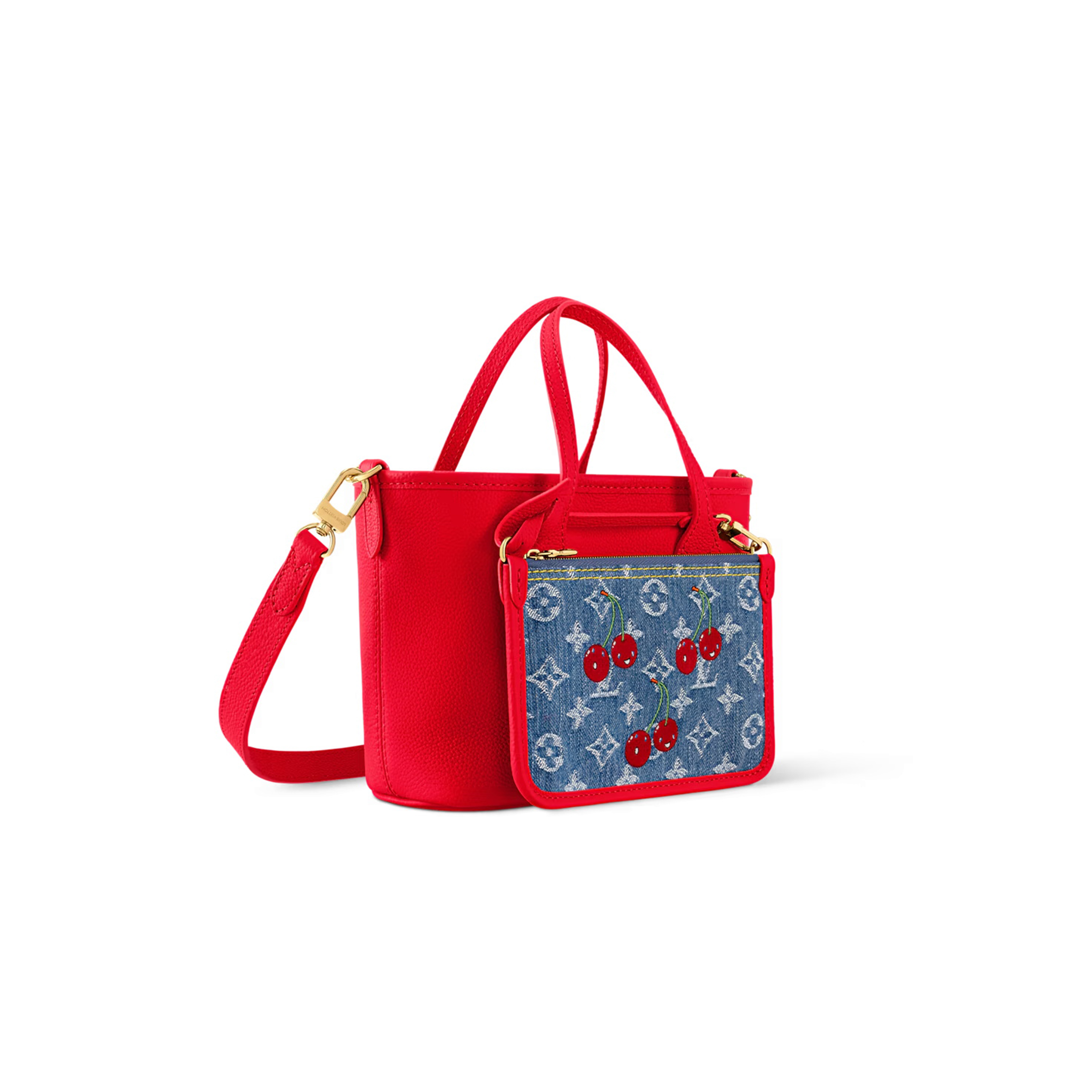LOUIS VUITTON MURAKAMI LV X TM NEVERFULL INSIDE OUT BB M14997 (26*17*11cm) LOUIS VUITTON MURAKAMI LV X TM NEVERFULL INSIDE OUT BB M14997 (26*17*11cm)